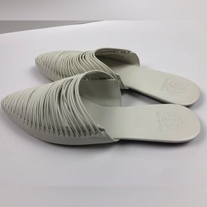 Tory Burch Sienna Womens size 7.5m slide Mule. White leather